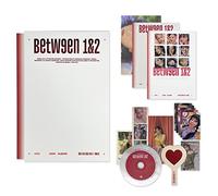 TWICE - [BETWEEN 1&2] (Complete Ver.)Photobook + CD-R + BOX + Polaroid + Postcard + Sticker + Message Photocard + Heart Glass + Folded Poster + Photocard + 2 Pin Button Badges, Oro