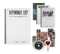 TWICE - [BETWEEN 1&2] (Cryptography Ver.) Photobook + CD-R + Box + Polaroid + Postcard + Sticker + Photocard + Heart Glass + Folded Poster + 2 Pin Button Badges