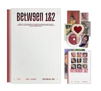 TWICE - BETWEEN 1&2 The 11th Mini Album (Complete Ver.) CD-R + Photobook + Film Photo Sticker + Crosscode Postcard + Message Photocard + Heart Glass + 5 Extra Photocards Official K-POP Sealed Album