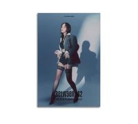 Twice Chaeyoung - Póster limitado firmado con portada de álbum, póster de portada musical, pop hip hop, rap, cantante, estrella, arte de pared, lienzo estético para decoración de dormitorio de niñas y