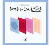 TWICE - Fórmula of Love: O+T=<3 (Vol.3) Álbum+Pre-Order Benefit+Folded Poster+Extra Photocards Set (FULL OF LOVE ver.)