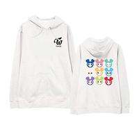 Twice Hoodies KPOP Korean Sudadera con Capucha HYUNGWON Jooheon IM Shownu NINHYUK KIHYUN Casual Moda Manga Versión Suelta larg Tops para Hombres Mujeres