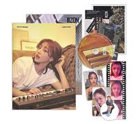 TWICE - JIHYO - 1st Mini Album [ZONE] (O Ver.) Photobook + CD-R + Photocard + Message Postcard + Interview Minibook + Bookmark + Lyrics Sticker Pack + Folded Poster + Photo Film + Poster + 2 Extra Photocards