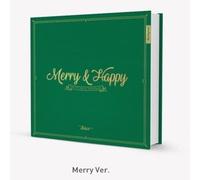 Twice -[Merry & Happy]1st Repackage Merry Ver CD+84p Photo Book+3p Photo Cards+1p Post Card+1p Sticker K-POP SEALED