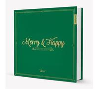 TWICE - Merry & Happy (Vol.1 Repackage) [Merry ver.] CD+Pre-order Photocards+Folded Poster+KPOP MARKET Store Gift