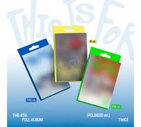 TWICE - THIS IS FOR (POLAROID Ver.) [4th Full Album] - Random ver. (THIS IS FOR)