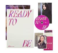 TWICE - TWICE - 12th Mini Album [READY TO BE] (READY Ver.) Photobook + CD-R + Folded Poster + Postcard + Message Photocard + Photocard Set + 1 PVC Card