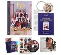 TWICE - TWICE 2nd Album - EYES WIDE OPEN [ RETRO ver. ] Photobook + Message Card + Lyric Poster + Sticker + Photocards