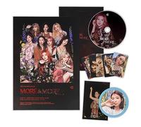 TWICE - TWICE - 9th Mini [MORE&MORE] (A Ver.) Photobook + CD-R + More Postcard + Coaster Card + Photocard + 2 Pin Button Badges