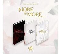 TWICE - TWICE [MORE & MORE] 9th Mini Album RANDOM VER CD+Libro de fotos +7P tarjeta+TRACKING CODE K-POP SEALEDard+Sticker+Slogan SEALED+TRACKING CODE K-POP SEALED