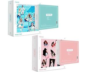 TWICE - TWICE PAGE TWO 2nd Mini Album RANDOM CD+Photo Book+1p Garland+1p Lenticular Card+1p Lenticular Card Holder+3p Photo Card+Tracking Number K-POP SEALED