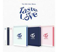 TWICE - TWICE [TASTE OF LOVE] 10th Mini Album [ TASTE / FALLEN / IN LOVE ] RANDOM VER. CD+76p Photo Book+Lenticular Card+Taste Card+Coaster Card+5 Photo Card
