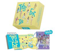 TWICE - TWICE - The 4th Full Album [THIS IS FOR] (CONFETTI Ver.) Out Box + Mini Book + Mini CD-R + Keyring + Folded Poster + Sticker + 5 Extra Photocards