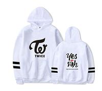 Twice Yes or Yes Album Sudadera Las Sudaderas con Capucha de Manga Larga de otoño Invierno Abrigos Unisex Hoodies NA YEON Jung YEON Momo Sana JI Hyo Mina DAHYUN CHAE Young TZUYU para Fanáticos