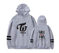 Twice Yes or Yes Album Sudadera Las Sudaderas con Capucha de Manga Larga de otoño Invierno Abrigos Unisex Hoodies NA YEON Jung YEON Momo Sana JI Hyo Mina DAHYUN CHAE Young TZUYU para Fanáticos