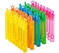 TWIDDLERS Varitas de Burbujas de 40 Estrellas - Surtidos Pompas Jabon | Favores de Fiesta Rellenos de Cumpleaños Bolsas Regalo