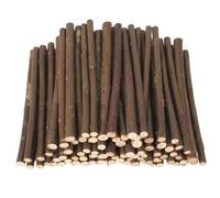 Twigs For Crafts, 50 piezas de palos lisos de madera de pino, marrón, 7, 87 pulgadas