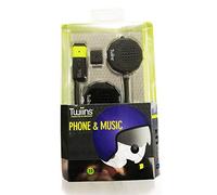 TWIINS Interphone HF2.0 Dual - Auricular Bluetooth para Cascos Moto, Azul