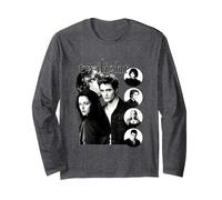 Twilight Bella Edward Cullen Black White Moon Collage Manga Larga