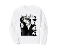 Twilight Bella Edward Cullen Black White Moon Collage Sudadera