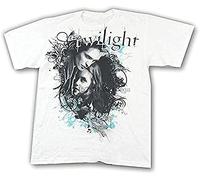 Twilight Bella Edward White T Shirt Movie Merch Fashion tee Shirt