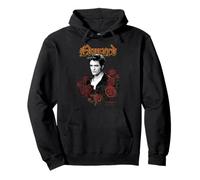 Twilight Edward Goth Print with Roses Vintage Movie Sudadera con Capucha