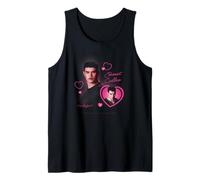 Twilight Emmet Cullen Crush Pink Hearts Vampire Movie Camiseta sin Mangas