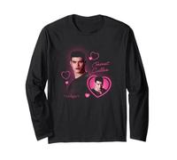 Twilight Emmet Cullen Crush Pink Hearts Vampire Movie Manga Larga
