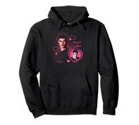 Twilight Emmet Cullen Crush Pink Hearts Vampire Movie Sudadera con Capucha