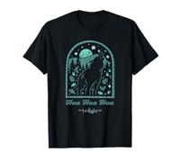 Twilight Howling Wolf Illustration HOA HOA HOA Season Movie Camiseta