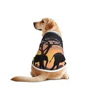 Twilight in The Grassland - Camisetas para mascotas, ropa para perros grandes y medianos, camisas cómodas para perros, perfectas para el uso diario