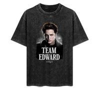 Twilight Team Edward Cullen Mens Black T-Shirt Graphic tee Printed Unisex Shirt S