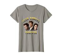 Twilight Team Edward Forever Portrait Collage Vampire Movie Camiseta, Mujer, Pizarra, L