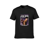 Twilight Twilight Two Images Jacob - Camiseta para hombre, color negro y negro, Color16, S