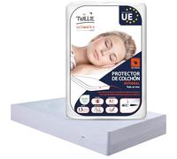 Twillie - Funda de colchón Integral 80x200x20 cm Impermeable - Anti-chinches - Oeko-Tex® Protector de colchón Completo con Cremallera - Tratamiento AEGIS® Anti-ácaros, Antibacteriano - Fabr. en la UE