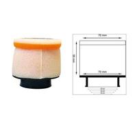 TWIN AIR Filtro de aire cilíndrico Ø28mm - 158973