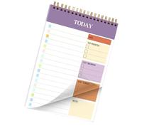 Twin Coil Binding Daily Planner 104 Page Lined 5.5x8.66Inch Academic Journal Writing Paper Notebook For Men Wmen Student Journal