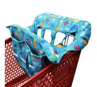 Twin Double Shopping Cart Cover for Baby Siblings with Carrying Case.