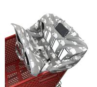 Twin Double Shopping Cart Cover for Baby Siblings with Carrying Case.