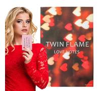 Twin Flame Tarot, Fate Adivination Cards, 2.24x3.5 pulgadas Tarot Lovers & Seekers, Fortune Telling Game for Anyone Interested in Love, Destiny, and Spiritual Insights