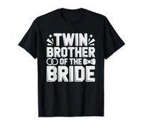Twin Hermano De La Novia Boda Brother Séquito Nupcial Camiseta