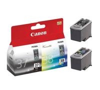 TWIN PACK - Cartuchos originales Canon PG37CL38