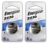 Twin Pack Energizer CR2430 3v Lithium button coin cell battery by Energizer
