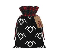Twin Peaks - Bolsa de regalo con diseño de búho, bolsa de regalo de arpillera con bloqueo de color