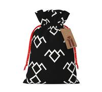 Twin Peaks - Bolsa de regalo de lino con cordón estampado de búho, perfecta para bolsas de regalo, bolsas de dulces
