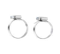 twin-ring bolt clamps, 12pcs Hose Clamp Screw Worm Gear Drive Clip 304 Stainless Steel Hoop Pipe For Automotive 8mm-70mm,for plumbing(12pcs 25-40mm)