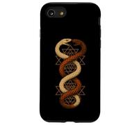 Twin Snake Sri Yantra Sagrada Geometría Símbolo Arte Carcasa para iPhone SE (2020) / 7 / 8