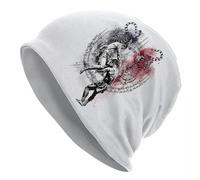 Twin Tiger Sak Yant Tattoo Cálido Gorro de Punto de Moda Gorro de Topo Outdoor Otoño Invierno Gorros de Exterior para Adultos Unisex