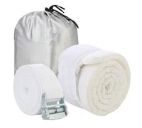 Twin to King Bed Bridge - Mattress Gap Filler Connector Kit, Lightweight Portable Bed Extender with Secure Binding Straps, Foam Fabric Mattress Joiner | for Bedrooms Guest Rooms Hotels Vacation Rental