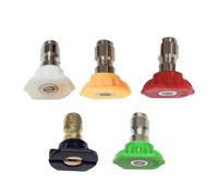 Twin Turbo Nozzle - Accesorios de lavado a presión | 1/4 pulgadas 5000 PSI Spray Turbo Nozzle | Power Washer Nozzle Tip | 2 en 1 Prensure Washer Nozzle Nozzle Double Head For Cleaning Motorcycles